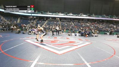 7A - 185 lbs Cons. Semi - Lilliana McCall, Holly Springs High School vs Kaitlyn Hatt, Fuquay-Varina High School