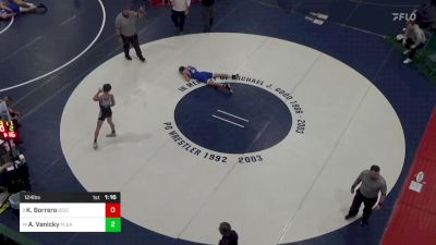 124 lbs Round Of 16 - Kamdyn Borrero, Diocese Of Erie vs Aiden Vanicky, Pleasant Valley