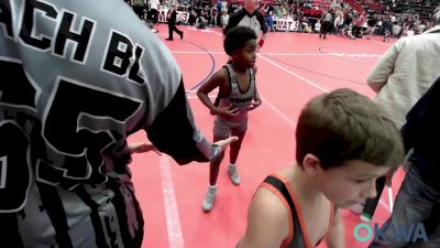 75 lbs Rr Rnd 3 - Leelyn Gibson, Wolfpak Wrestling vs Maverick Taylor, Clinton Youth Wrestling