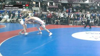 7A 132 lbs 1st Place Match - Trey Denny, Oak Mountain vs Matthew Campbell, Vestavia Hills