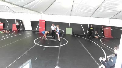 88 lbs Quarterfinal - Traton Nelms, Mantanona Training Center MTC vs Garrett Clay, 951 Wrestling Club