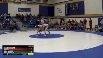 149 lbs Champ Round 1 (16 Team) - Ben Bariso, Roger Williams vs Kyle Merritt, Norwich