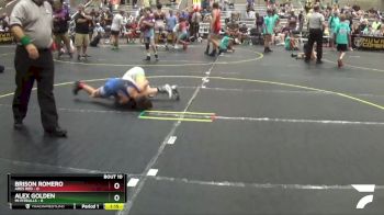72 lbs Round 4 (6 Team) - Alex Golden, Mi Pitbulls vs Brison Romero, Ares Red
