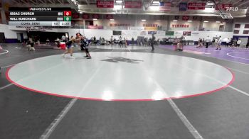 141 lbs Cons. Semi - Issac Church, Missouri Valley vs Will Burchard, FHSU Unattached
