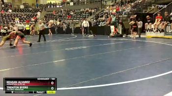 150 lbs Cons. Round 2 - Keagan Alvarez, Assumption Elite WC vs Trenton Byers, The Best Wrestler