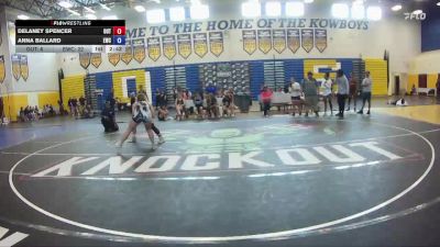 130 lbs Round 2 (6 Team) - Anna Ballard, Eagles WC vs Delaney Spencer, The Outsiders