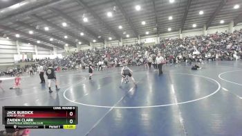 110 lbs Cons. Round 5 - Zaiden Clark, Grantsville Wrestling Club vs Jack Burdick, Sons Of Atlas