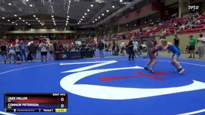 150 lbs Cons. Semi - Jake Miller, OK vs Connor Peterson, MN