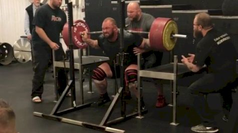 Hafthor Bjornsson Squats 400kg/881lb For A Double In Wraps
