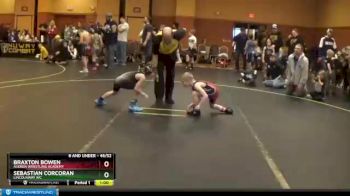 46/52 Round 3 - Braxton Bowen, Askren Wrestling Academy vs Sebastian Corcoran, Lincolnway WC