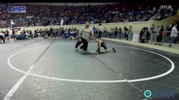 43 lbs Consolation - Kingston Warrior, Wagoner Takedown Club vs Barrett Smith, Owasso Takedown Club