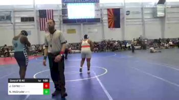 220 lbs Consi Of 16 #2 - Josh Cortez, Gilroy Hawks vs Nate McGruder, Wyoming Seminary