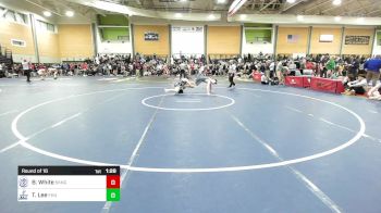 132 lbs Round Of 16 - Benjamin White, South Kingstown vs Trey Lee, Fair Haven