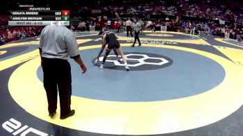 G-105 lbs Quarterfinal - Kenaya Mwehu, G-Garrett Morgan vs Ashlynn Brokaw, G-Mount Vernon