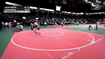 287 lbs Quarterfinal - Elijah Tandler, MEN1 vs Derek Weitzel, Avn1