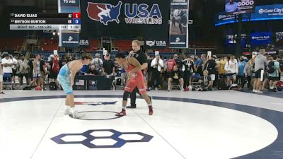 144 lbs Champ. Rd Of 128 - David Elias, Arizona vs Bryson Burton, Oklahoma