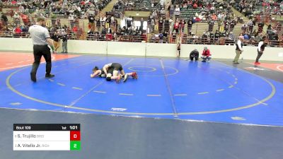 95 lbs Quarterfinal - Serena Trujillo, Bison Takedown Wrestling Club vs ...