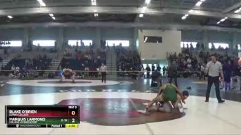 141 lbs Prelim - Blake O`Brien, Elmira College vs Marquis Larmond, College At Brockport