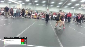 160 lbs Round 5 (10 Team) - Ethan Vayro, Diamond Fish vs Zach Leftwich, Machine Shed