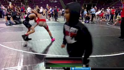 82 lbs Cons. Semi - Bobby Tyler Kidd, Bear Cave Wrestling Club vs Braden Thompson, Colorado Outlaws Youth Wrestling