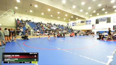 135 lbs 5th Place Match - Izabella Luna, Fourth Chamber vs Sydney De Sena, Capo Valley