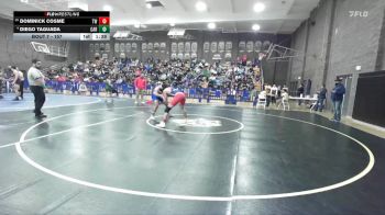 157 lbs Champ. Round 1 - Dominick Cosme, Tulare Western vs Diego Taguada, Caruthers