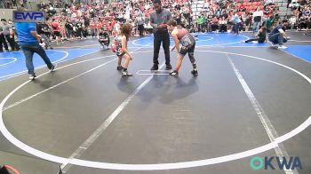 100 lbs Semifinal - Aubrie Smittle, Wagoner Takedown Club vs Roman Baker, Skiatook Youth Wrestling