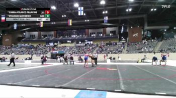 185 lbs 7th Place Match - Ryleigh Maybrier, Harrison County vs Camila Velasco Pillacios, Lafayette