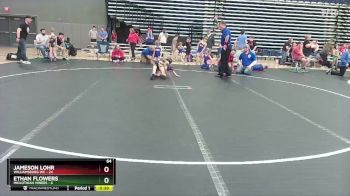 64 lbs Round 2 (4 Team) - Jameson Lohr, Williamsburg WC vs Ethan Flowers, Midlothian Miners
