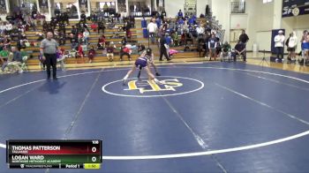 108 lbs Semifinal - Thomas Patterson, Tallassee vs Logan Ward, Northside Methodist Academy