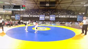 Girls 3A 170 lbs 1st Place Match - Lindsey Shipp, Peninsula (Girls) vs Makayla Finch, Stanwood (Girls)
