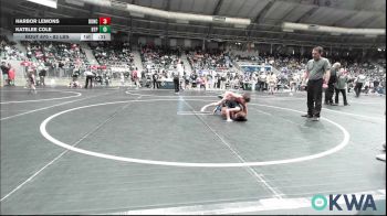 83 lbs 3rd Place - Harbor Lemons, Duncan Demon Wrestling vs Katelee Cole, Tulsa Blue T Panthers