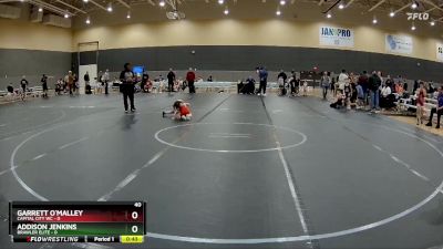 40 lbs Round 1 (10 Team) - Garrett O`Malley, Capital City WC vs Addison Jenkins, Brawler Elite