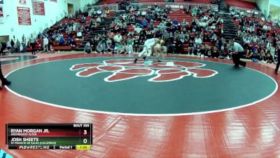 120 lbs 1st Place Match - Josh Sheets, St Francis De Sales (Columbus) vs Ryan Morgan Jr., Archbishop Alter