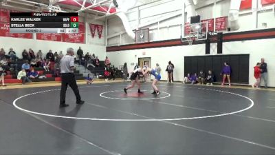 JV-24 lbs Round 2 - Karlee Walker, Wapello vs Stella Beck, Solon