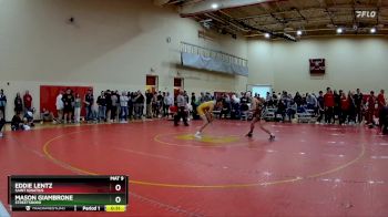 138 lbs Cons. Round 3 - Mason Giambrone, Streetsboro vs Eddie Lentz, Saint Ignatius
