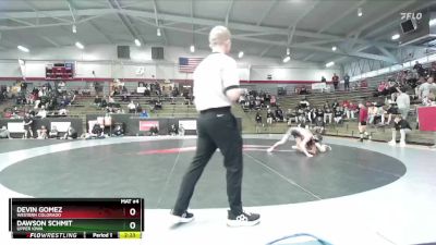 133 lbs Cons. Round 6 - Dawson Schmit, Upper Iowa vs Devin Gomez, Western Colorado