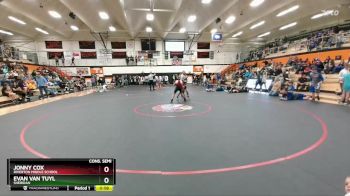 115 lbs Cons. Semi - Jonny Cox, Riverton Middle School vs Evan Van Tuyl, Sheridan