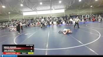 76 lbs Semifinal - Brock Zesiger, Sanderson Wrestling Academy vs Tad Mosher, Ridgeline Riverhawks