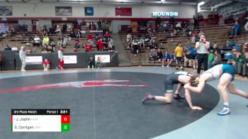 125 lbs 3rd Place Match - James Joplin, Lander vs Shane Corrigan, UW-Parkside