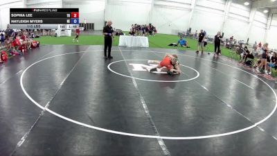 115 lbs Sophia Lee, Tennessee vs Hayleigh Myers, Nebraska