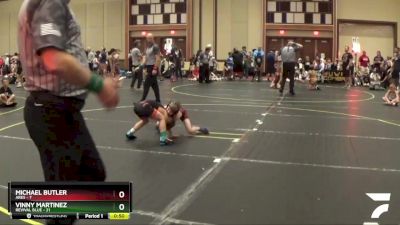 60 lbs Finals (8 Team) - Vinny Martinez, Revival Blue vs Michael Butler, Ares