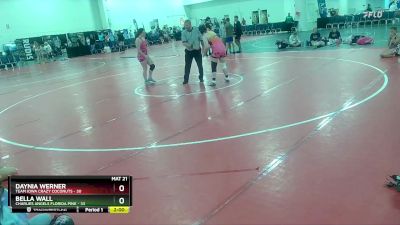 170 lbs Placement (16 Team) - Bella Wall, Charlies Angels Florida Pink vs Daynia Werner, Team Iowa Crazy Coconuts