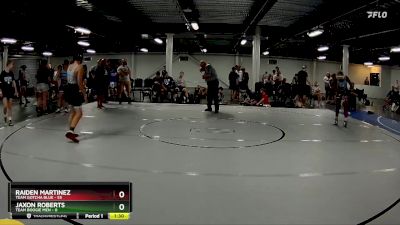 115 lbs Round 7 (8 Team) - Jaxon Roberts, Team Boogie Men vs Raiden Martinez, Team Gotcha Blue