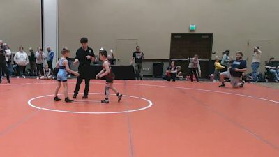 62-70 lbs Champ. Round 4 - Wylee Ditzler, Savage Wrestling Academy vs Colton Manross, Bad Karma