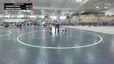 55 lbs Champ. Round 1 - Fletcher Dowlen, Sumner Co Wrestling Club vs Sebastian Cooper, Rabbit Wrestling Club