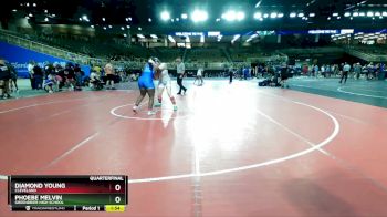 190 lbs Quarterfinal - Diamond Young, Cleveland vs Phoebe Melvin, Greenbrier High School