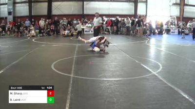 100 lbs Semifinal - Marie Sharp, Jersey 74 vs Brayden Laird, Unattached