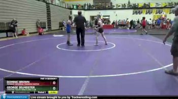 120 lbs Champ. Round 2 - Dominic Brown, Midwest Regional Training Center vs George Selmeister, Cascade Youth Wrestling Club