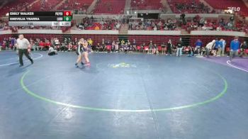 155 lbs Round 1 (16 Team) - Emily Walker, Comal Pieper vs Enevelia Ybarra, Lubbock